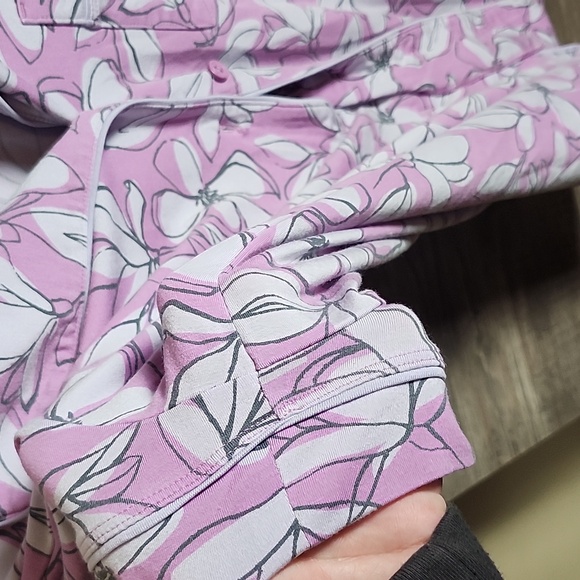 Tommy John Down Time Pajama Set In Violet Magnolia - Picture 9 of 14